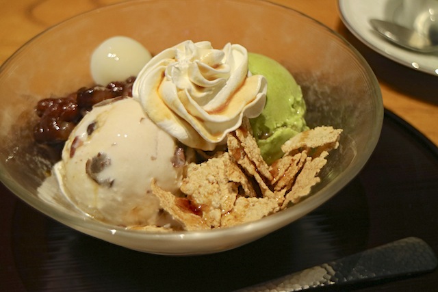 今日は和風パフェです