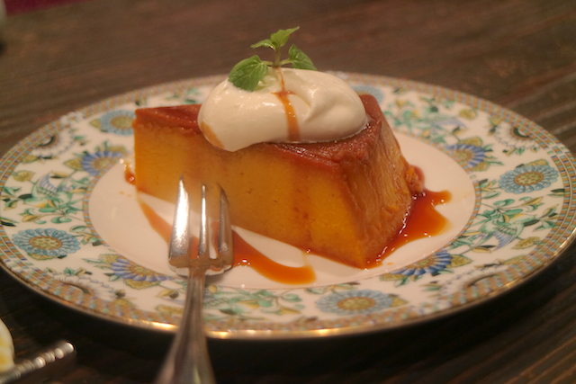 今日はかぼちゃのプリンです