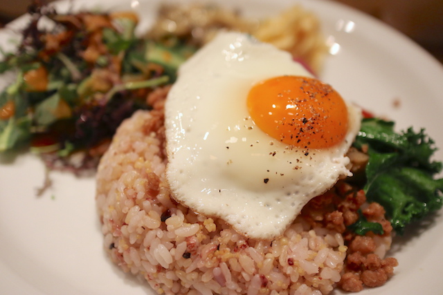 今日はソイミートベジガパオです