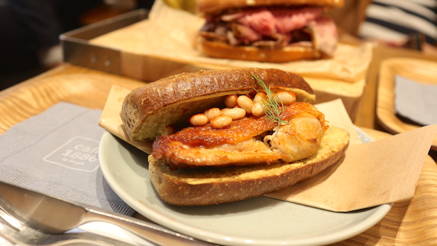 今日はサンドイッチです