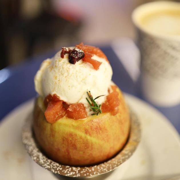 今日はアップルシナモンアイスクリームです