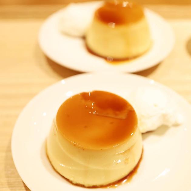 今日は焼きプリンです