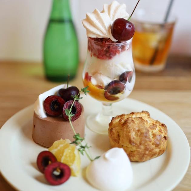 今日は3種のよくばりおやつプレートです