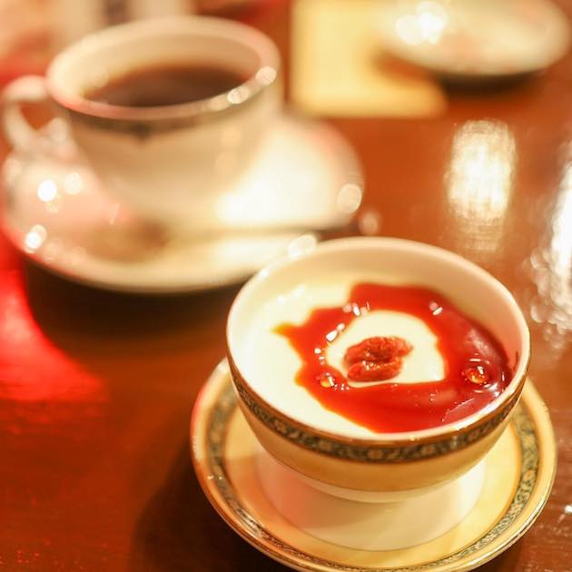 今日ははじかみプリンです