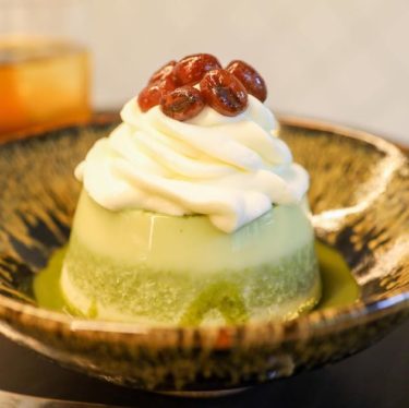 今日は煎茶プリンです