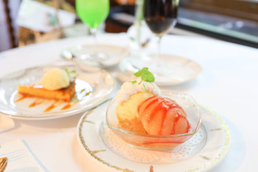 今日はピーチメルバです