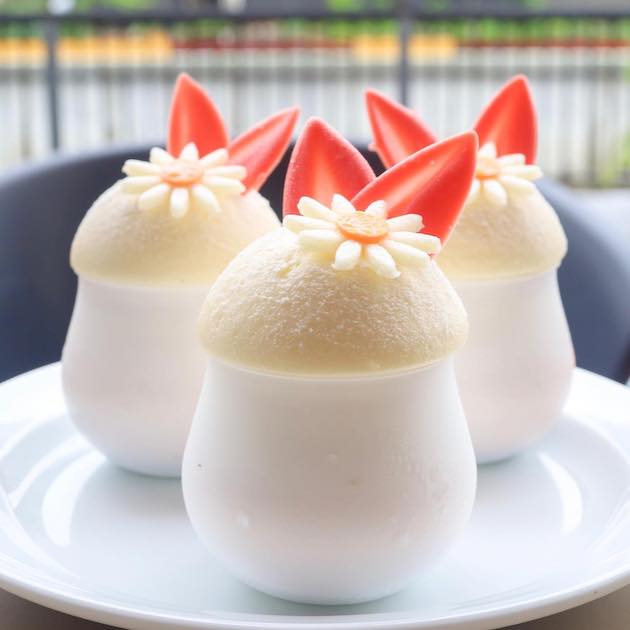 今日はうさたまプリンです