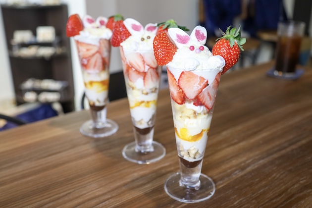 蔵日和：1月のランチデザートは「スペシャル苺🍓うさぎパフェ