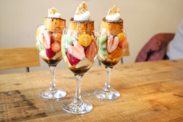 今日は金柑ルレクチェぱふぇです