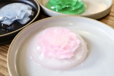 今日はフラワーゼリーです