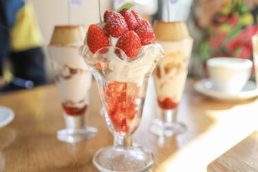 今日はパフェ プリマヴェーラです