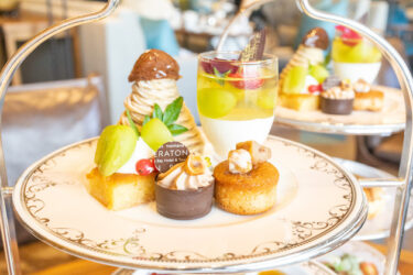 今日はアフタヌーンティーセット ～シャインマスカット&マロン～です