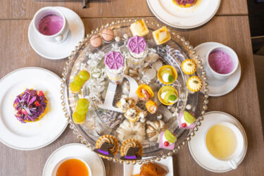 今日はバイオレット ハロウィン アフタヌーンティーです