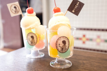 今日はビー玉フルーツポンチです