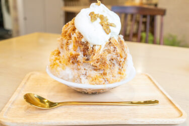 今日はかき氷です