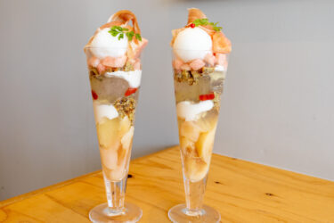 今日はParfait aux pêcheです