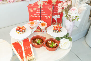 今日はChristmas Advent Calender Afternoonteaです