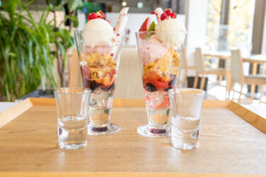 今日はクラフトジンを使ったジンパフェです