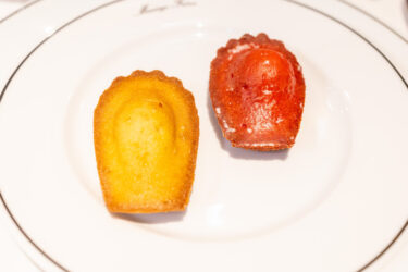 今日ははスイーツの2種の盛り合わせです