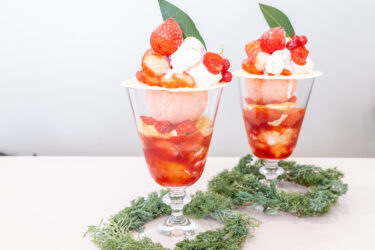 今日はクリスマスデセールコースです