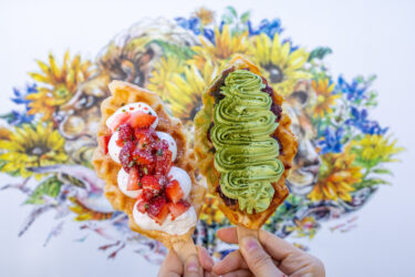 今日はクロッフルです