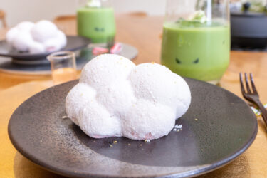 今日はくくりひめの彩雲ケーキです