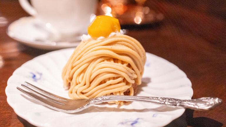 今日はモンブランです