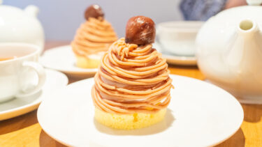 今日はモンブランです