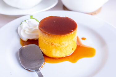 今日はパンプキンプリンです