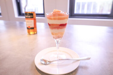 今日は桃のパルフェです