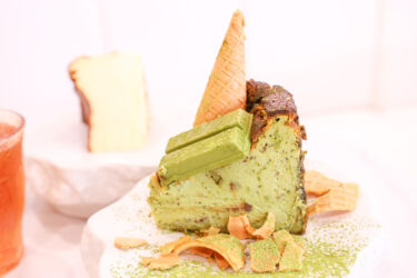 今日はバスクチーズケーキです