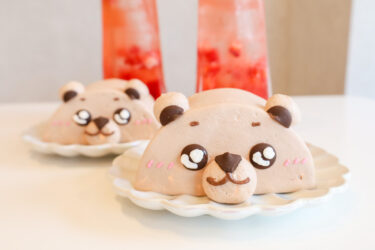 今日はくまちゃんケーキです